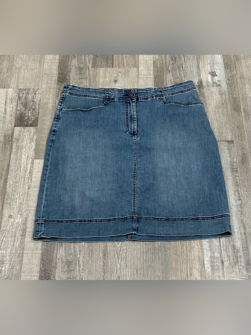 Talbots Classic Denim Skirt